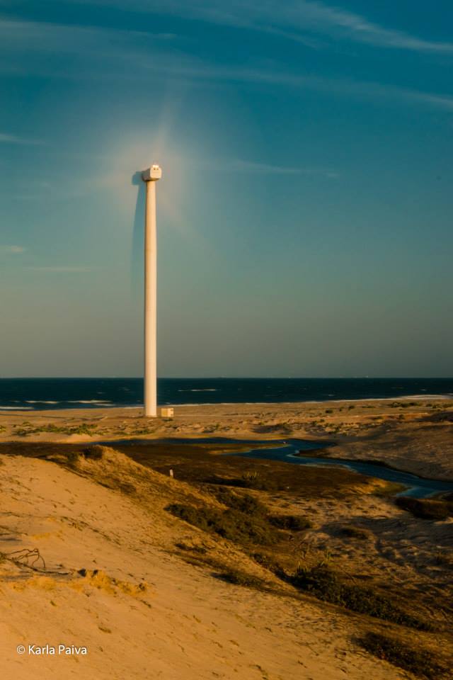 Dunas de Cumbuco no litoral do Ceara